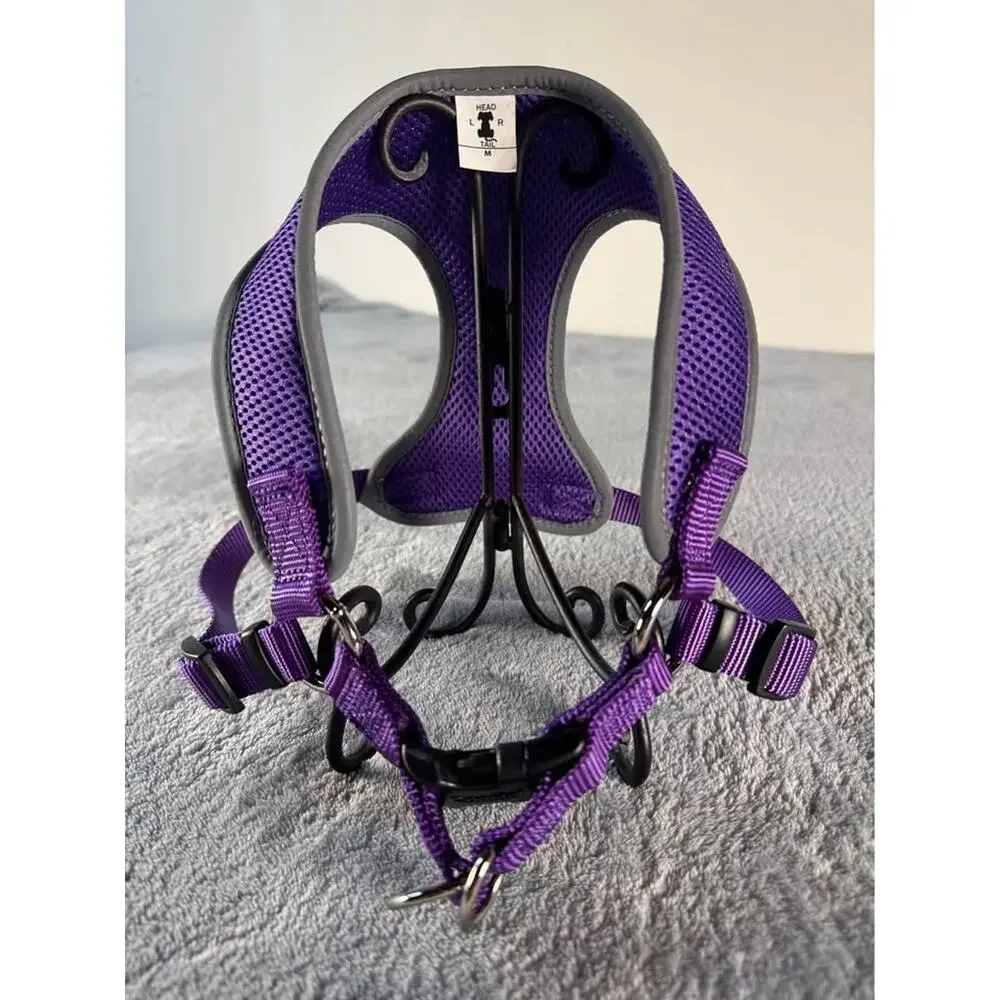 🐶NEW W/O tags- Coastal purple dog harness size MEDIUM